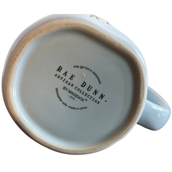 Rae Dunn Peeps Sake Easter Ceramic Blue Coffee Mug Cup - Picture 4 of 6